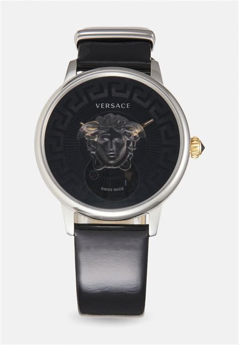 silver versace watch men|versace watch unisex.